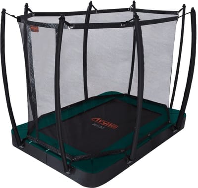 Avyna Trampoline FlatLevel 275x190 (213) met net | Groen