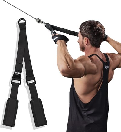 Verstelbare Heavy Duty Tricep Touw Kabelbevestiging voor Thuisgym, 20-27.5"