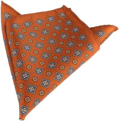 Vierkante Borst Handdoek - Zakdoek Heren - Suits Accessoire - Paisley Bloemenprint - 28x28 cm - 13 Kleuren