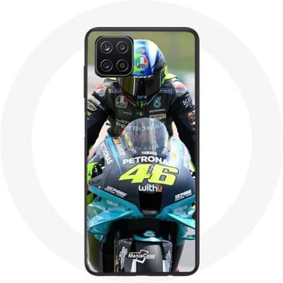 Samsung Galaxy A12 hoesje motorfiets snelheidsbestuurder Valentino Rossi