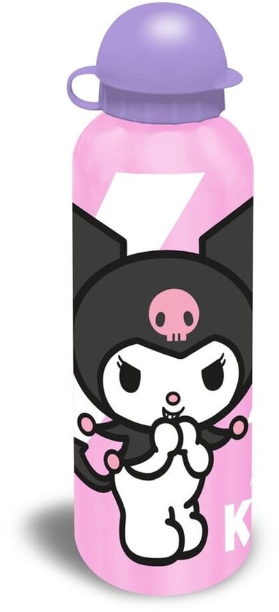 Hello Kitty & Kuromi Aluminium Drinkfles – 500 ml – Sportdop – 1 STUKS - Willekeurige Kleur – Schoolbeker & Waterfles