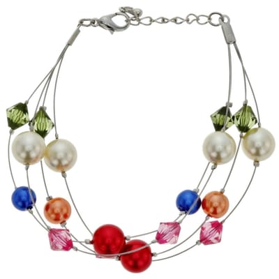 Behave - Parelarmband multicolor - Vrolijk detail zomeroutfit