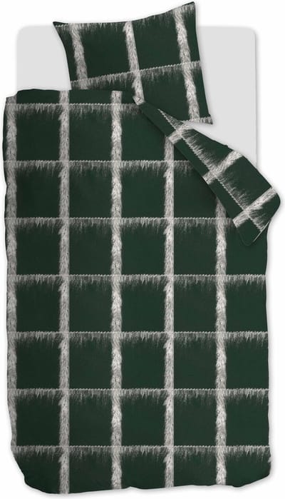 At Home by Beddinghouse Traditional Dekbedovertrek - Katoen - 140x200/220 cm - Groen