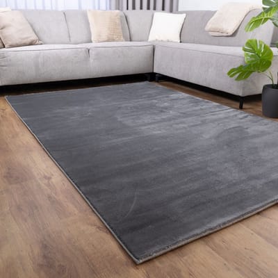 Grijs Tapijt Laagpolig Vloerkleed Koho Essenza - 280x380cm- Modern - Woonkamer - Salon - Slaapkamer - Eetkamer