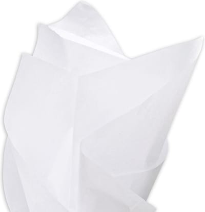 Zijdepapier - Wit - 50 x 75 cm - 17 gr - 240 vel Vloeipapier (Premium)