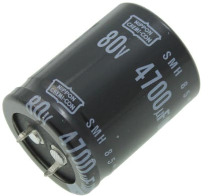 Radiaal 4700µF 80V Snap-In Elektrolytische Condensator - tot 85°C
