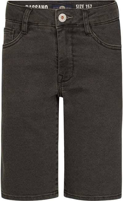 Petrol Industries - Jongens Bassano Regular Denim Short Guerrero - Zwart - Maat 116
