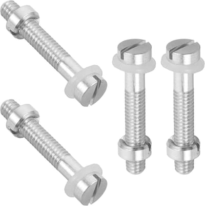 Montageschroeven Platenspeler - Element Schroeven - Platenspeler Reparatie - Duurzame Aluminium Legering - Compact Formaat - Zilver