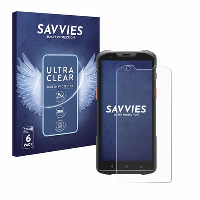 Savvies - Screenprotector voor Sunmi L2H/ L2s/ L2s Pro - Folie Beschermfolie transparant 6 Stuks