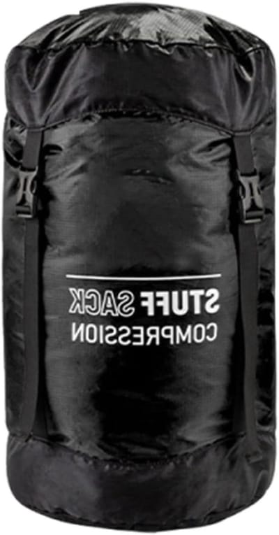 Slaapzak Compressiezak - Reis Opbergzak - Ruimte Besparen - Scheurbestendig Polyester - Maat S - Zwart