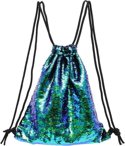 Pailletten Tas - Sporttas Dans - Casual Gebruik - Verstelbare Banden - 35 x 45 cm - Groen