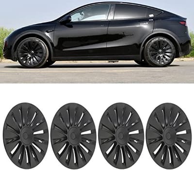 Dailygoods- Wieldeksel 19 Inch - Vervangingswieldeksel - Sportieve Rim Bescherming - Duurzaam ABS - Bescherming tegen Krassen - Verbeterde Rijervaring - Wielkap
