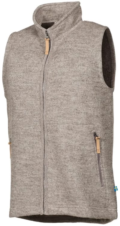 Ivanhoe mouwloos vest NLS Barley Latte voor heren van wol - Beige