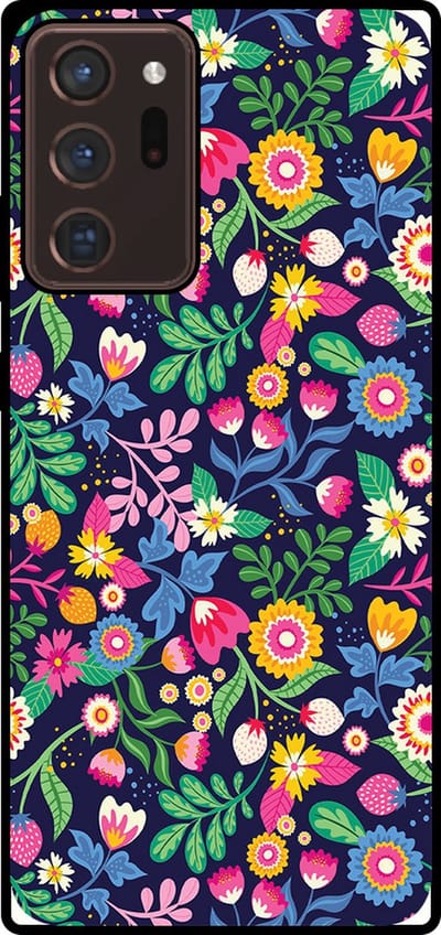 Smartphonica Telefoonhoesje Geschikt voor Samsung Galaxy Note 20 Ultra met bloemen opdruk - TPU backcover case flower design geschikt voor Samsung Galaxy Note 20 Ultra