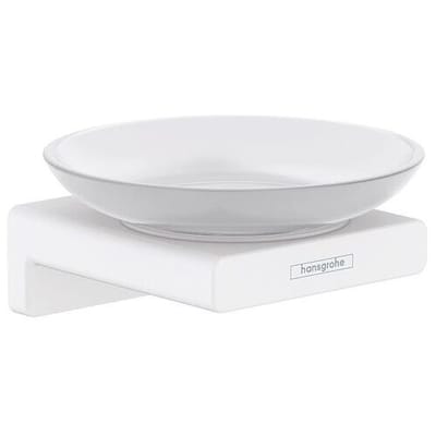 Hansgrohe Addstoris Zeephouder - met schaal - mat wit