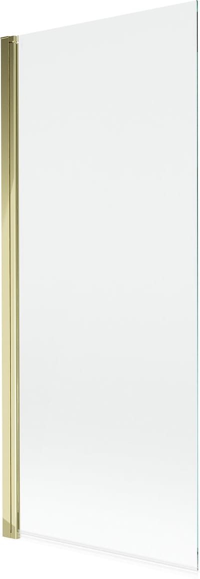 Mexen Mist badwand 1-vleugelig 80 x 150 , transparant, goud - 8A9-080-001-50-00