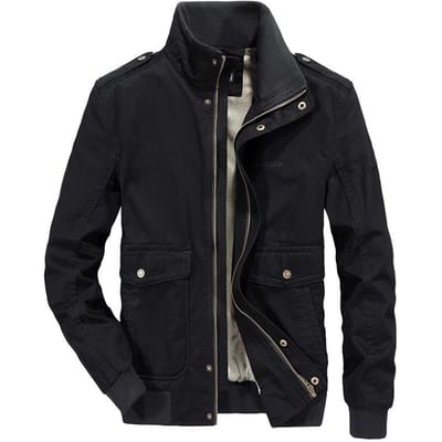Herfst en Winter Nieuwe Herenjas met Opstaande Kraag Heren Korte Herenjas Casual Velours Verdikte Thermische Jas 4XL