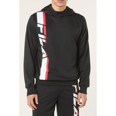 FILA Valiversi Regular Graphic Hoodie Black Size: S | Hoodies & Sweatshirts Outlet | Heren | Zwart