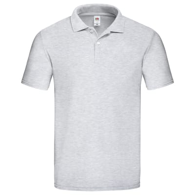 Fruit of the Loom Heren Origineel Polo Shirt (Grijze Heide)