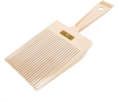Dailygoods- Kapselkam Ergonomisch Ontwerp - Haarkam Heren - Platte Stylingkam - Duurzaam ABS - Compact Formaat - Nauwkeurig Waterniveausysteem