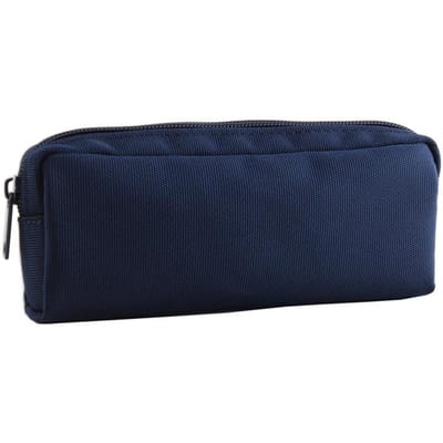 Etui Zwart Schrijfwaren Trousse Potloodzakje Benodigdheden Effen Kleur Etui blauw