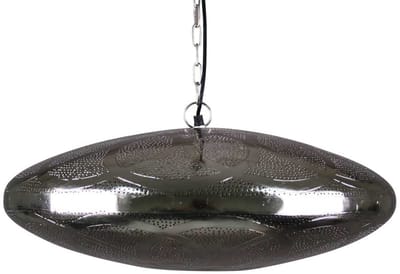 Safaary - Oosterse Hanglamp Jamela Nikkel Goud Ø 56 x 25cm