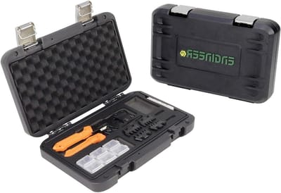 Krimptang Set - Crimper Gereedschap - Elektrische Installaties - Verwisselbare Matrijzen - PAD-02 - Oranje