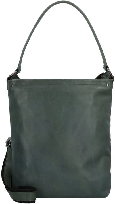 HAROLD'S Leren Schoudertas Caugio Shoulderbag Up Green Donkergroen