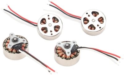 4 Stuks Brushless Motor voor RC Vliegtuigen - Elektrische Motoren voor Afstandsbediening, 1503 Model, 4 Assen
