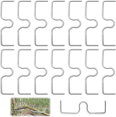 Takken Trekkers - Boomvormers - Fruitboom Vormen - M-vorm Ontwerp - 15 Stuks 13cm - Zilver