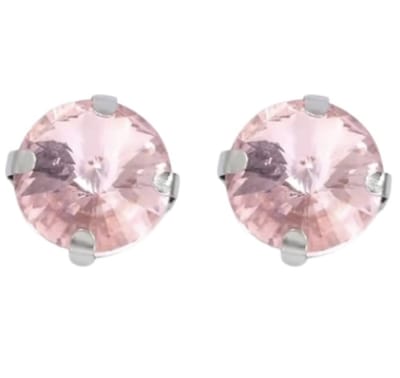 Magneet oorbellen 10 mm roze