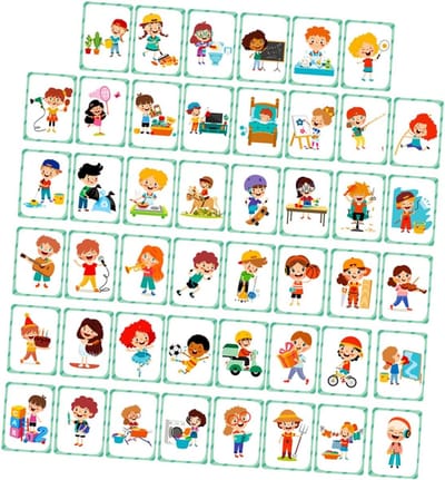 Educatieve Beloningskaarten - Gedragsherkenning Kaarten - Klaslokaal Thuisgebruik - Interactief Leren Bevorderen - 11 x 8 cm - Multi