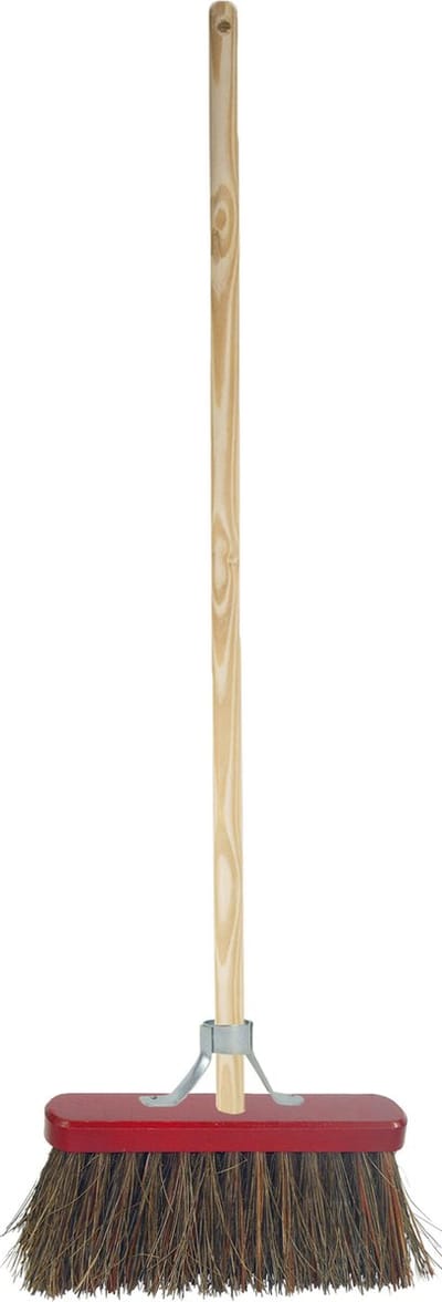 Betra Buitenbezem - FSC hout - natuurvezel - hard - 30 x 140 cm
