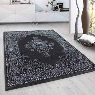 Marrakesh Neizar Oosters Vloerkleed Grijs – Laagpolig Tapijt- 200x290 CM