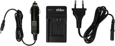 Camera Accu Lader - Batterij Oplader - Onderweg Opladen - Inclusief Auto Adapter - 47 x 85 cm - Zwart