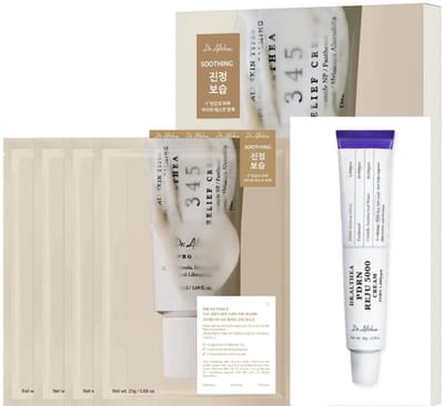 Dr. Althea 345 Relief Cream Mask 4stuks + Dr. Althea PDRN Reju 5000 Cream