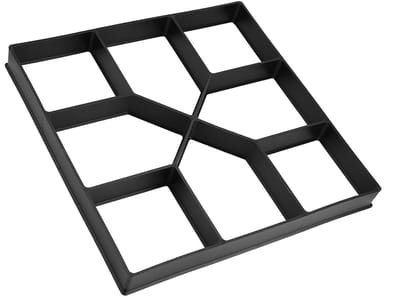 Betonnen Stapsteen - Tuinpad Mal - Pad Maken - Herbruikbaar Plastic - Verschillende Maten - Zwart