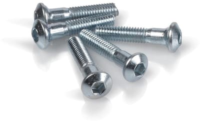 Schroevenset voor volwassenen, uniseks, zilver, one-size