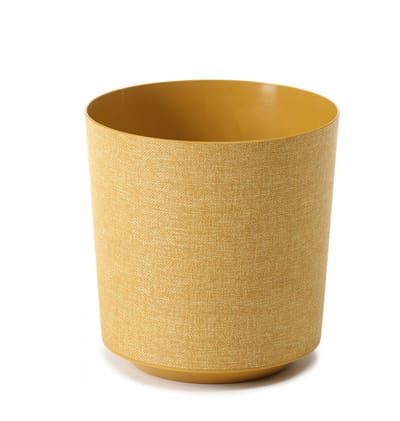 Lamela Gama Textil pot 30cm - stijlvol mostergeel