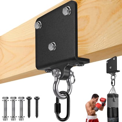Dailygoods- Punching Bag Hanger 1000lbs - Beugel/Bracket - I-beam Houder - Schokbestendig - Snelle Installatie - Hoogwaardig Koolstofstaal - Hangmatbeugel