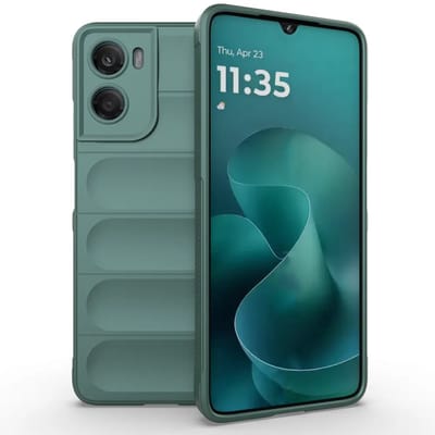 MobyDefend Hoesje - Geschikt voor Motorola Moto G06 / Motorola Moto G06 Power - TPU Gripcase - Groen