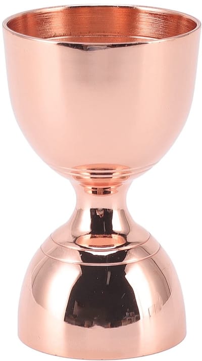 Dailygoods- Jigger 30/60 ml - Cocktail Jigger - Roestvrij Staal - Brede Opening - Alcohol Meetinstrument - Lichtgewicht 105g - Cocktailmaatbeker