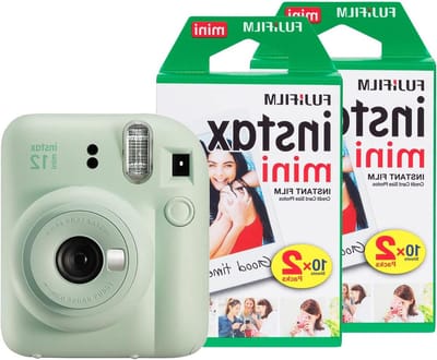 Instant Camera - Directklaar Camera - Herinneringen Vastleggen - Automatische Belichting - 86 x 54 mm Afdruk - Mintgroen