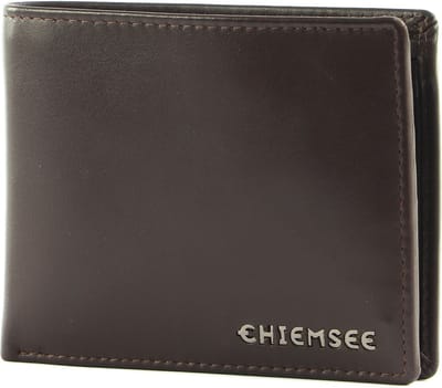 CHIEMSEE Leren Portemonnee Leather Wallet Brown Donkerbruin