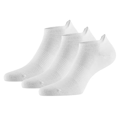 Apollo - Bamboe sneakersokken met mash - Wit - Maat 35/38 - Bamboe sneakersokken dames - Naadloze sokken