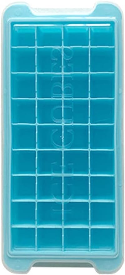 VHV - Diepvriesvorm - voedselveilige siliconen citroenvorm 1 stuks - met deksel, makkelijk lossen, morsvrij vullen - voor meal prep, soep, saus en vriezer