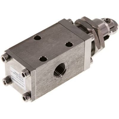 3/2 G1/4 '' Universeel Rolbediend Plunjer Ventiel RVS -0.95-12bar/-13.2-168psi