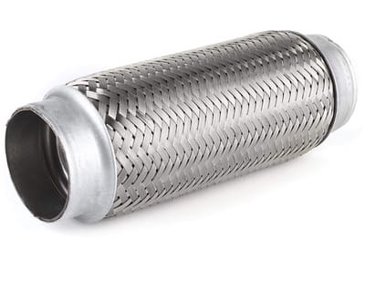 Dailygoods- Afvoerslang Roestvrij Staal 55x200mm - Slang - Reparatie Pijp - Universeel - Duurzaam - Geschikt voor Auto - Afvoerpijp