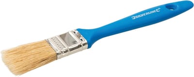 Silverline Wegwerp schilderskwast - plat model - 50 mm - varkenshaar - polymeer handvat