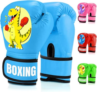 Bokshandschoenen voor kinderen van 3 tot 14 jaar - PU-leer, ideaal voor sparren, training en vechtsport